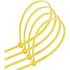 bridas de nylon amarillas, 20 unidades, ancho 7,2 x largo 350 mm