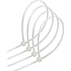 bridas de nylon blanco, 20 unidades, ancho 7,2 x largo 450 mm