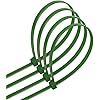 bridas de nylon verde (20 uds) 7,2 x 500 mm, ideales para asegurar, organizar y fijar cables y otros objetos de forma eficiente. ¡Resistencia y versatilidad en cada uso!