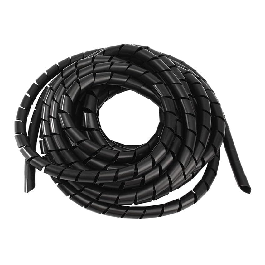 banda Negra para ordenar y enrollar Cables en Espiral 10 mm x 10 m