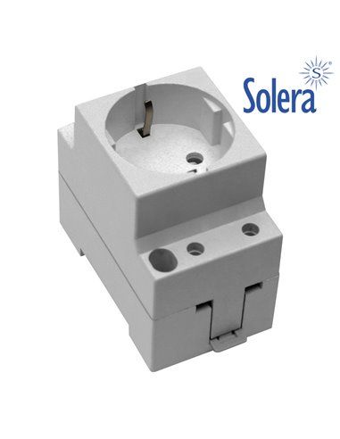 toma de corriente modular tipo f/tl 16a, con ideal para instalaciones eléctricas seguras y eficientes.
