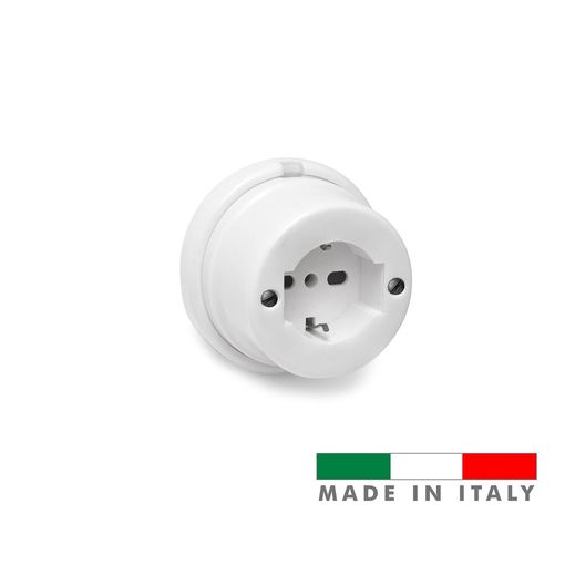 tipo f t/tl superficie porcelana blanca, resistencia al calor, fácil limpieza, ideal para aparatos de cocina y uso doméstico.