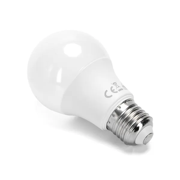 bombilla led a60 e27 6w, pack de 2 unidades, bajo consumo, larga vida útil, ideal para iluminación general y ahorro energético.