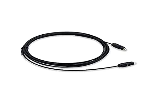  Cable Toslink optico audio digital 3m, negro