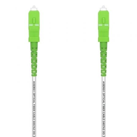 cable de fibra óptica g657a2 3.0 mm lszh 5m blanco, ideal para conexión de redes y transmisión de datos de velocidad.