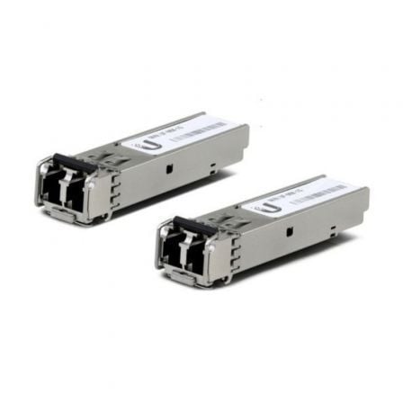 módulo sfp transceptor de fibra óptica multimodo 10g, pack de 2, ideal para conexiones de velocidad y transmisión de datos a larga distancia.