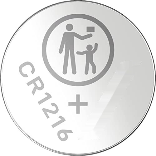 pila de litio 3v cr1216, tamaño ø12,5x1,6mm, ideal para relojes, dispositivos electrónicos y juguetes. blister de 1 unidad.