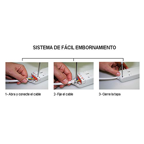 base 2T sin cable con interruptor y solera, ideal para instalaciones eléctricas seguras y funcionales.