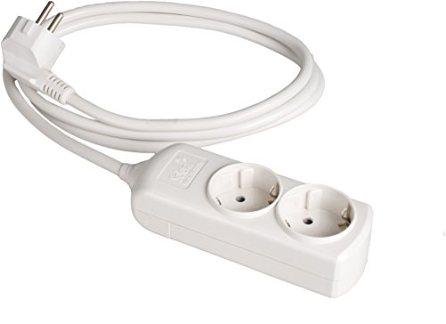 base 2T con cable sin interruptor, ideal para instalaciones eléctricas y soporte de dispositivos eléctricos.