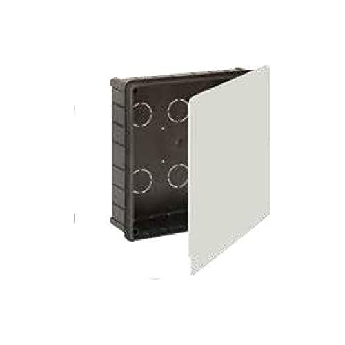 caja de empalme 150x150 mm, metálica con gancho, ideal para conexiones eléctricas y distribución de cables.